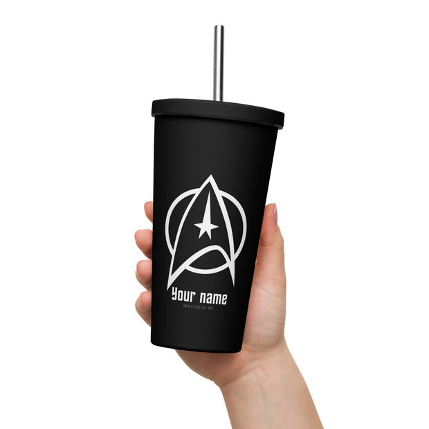 Star Trek: The Original Series Personalized Command Badge Tumbler