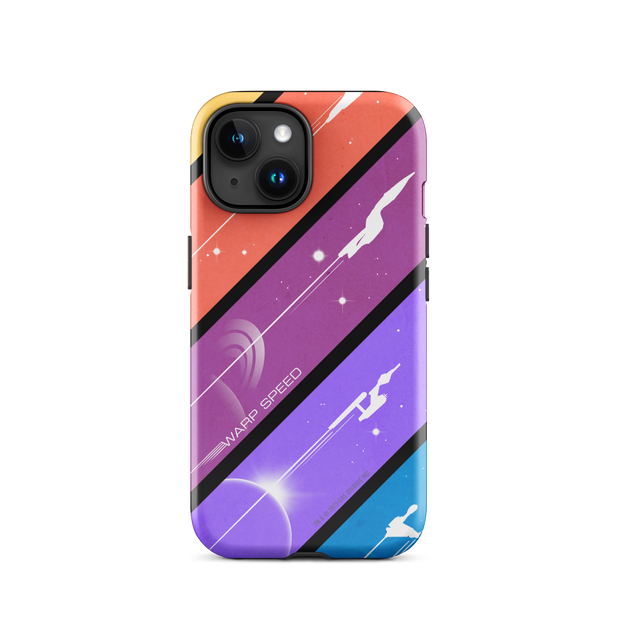Star Trek Color Block Warp Speed Tough Phone Case - iPhone