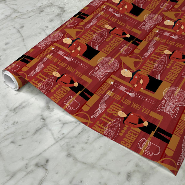 Star Trek: The Next Generation Picard Gift Wrap