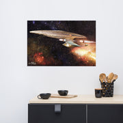 Star Trek: Picard U.S.S. Enterprise 1701-D Ready Room Painting Premium Matte Paper Poster