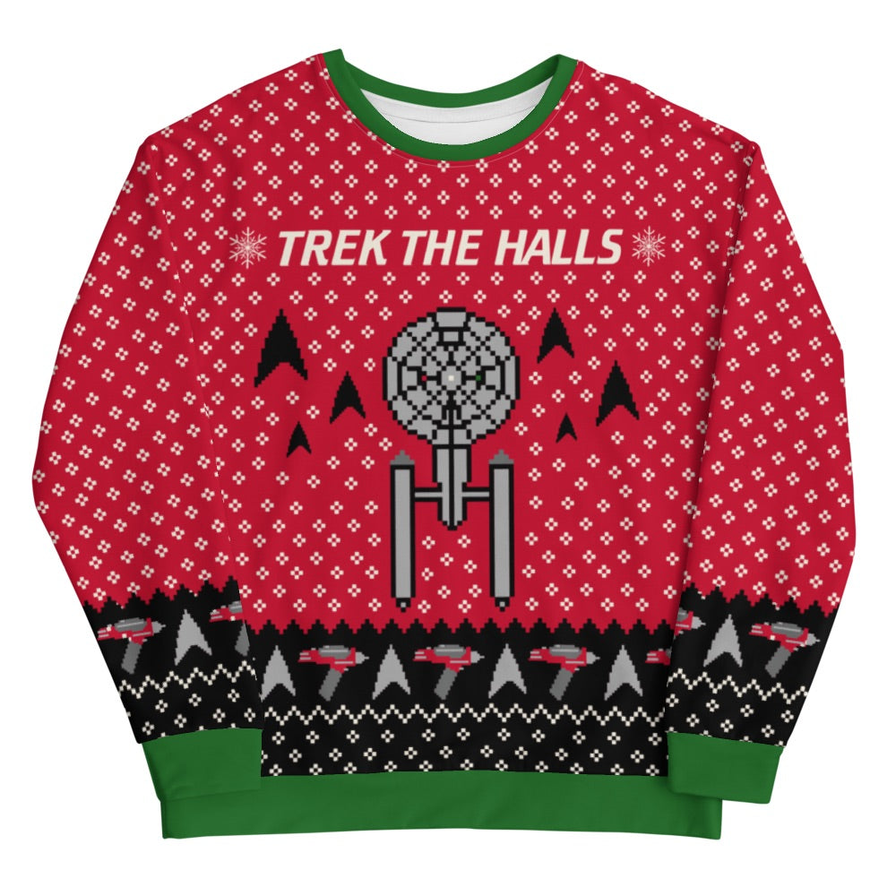 HOT Trek The Halls Christmas Sweater Christmas Sweater Star