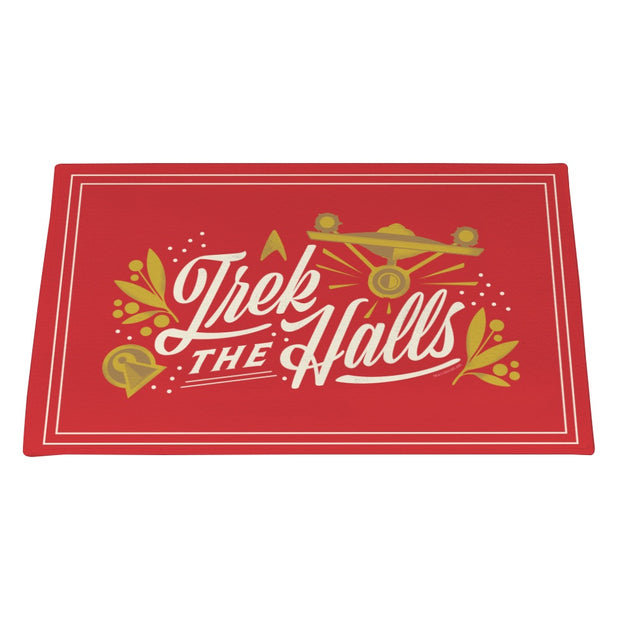 Star Trek Trek The Halls Holiday Doormat