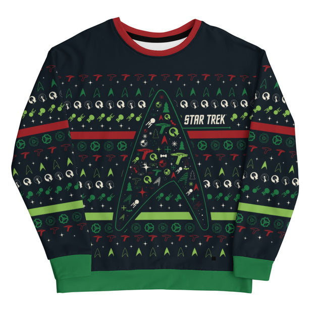 Star Trek: The Original Series Delta Holiday Crewneck