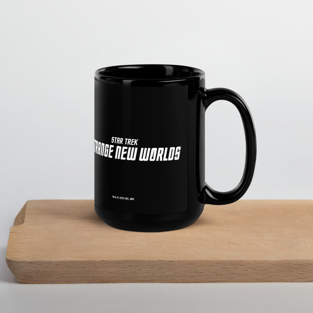Star Trek: Strange New Worlds Season 3 Black Glossy Mug
