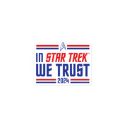 Star Trek In Star Trek We Trust Sticker