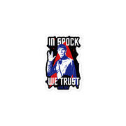 Star Trek In Spock We Trust Sticker