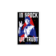 Star Trek In Spock We Trust Sticker