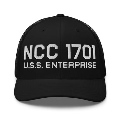 Star Trek U.S.S. Enterprise NCC-1701 Retro Trucker Embroidered Hat