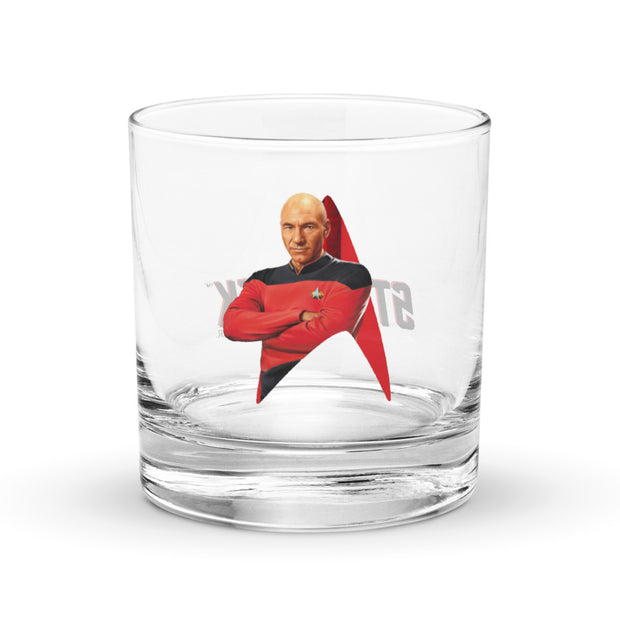 Star Trek: The Next Generation Picard Rocks Glass