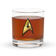 Star Trek: The Original Series Command Delta Rocks Glass