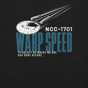 Star Trek NCC-1701 Warp Speed Unisex T-Shirt