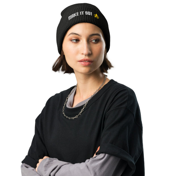 Star Trek: The Next Generation Make It So! Embroidered Waffle Beanie