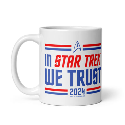 Star Trek In Star Trek We Trust White Mug