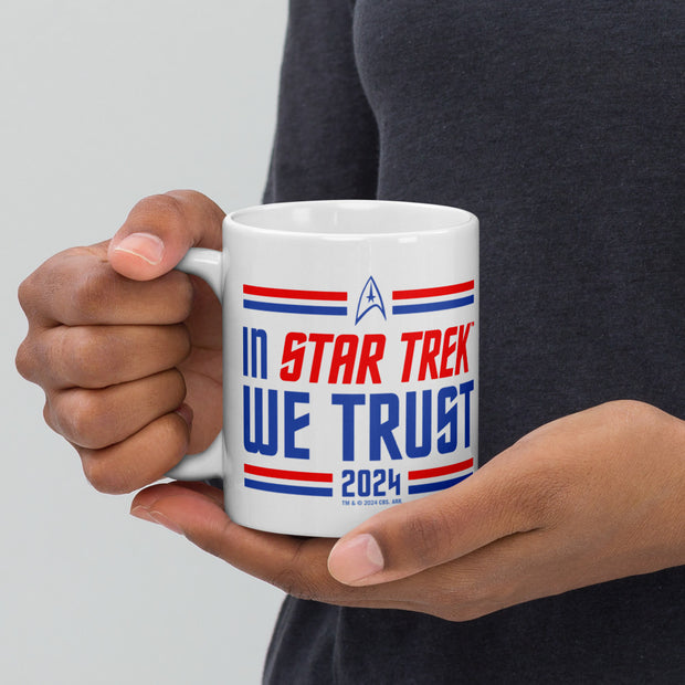 Star Trek In Star Trek We Trust White Mug