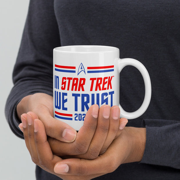 Star Trek In Star Trek We Trust White Mug