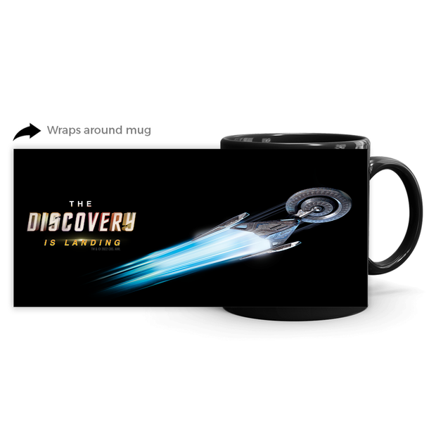 Star Trek: Discovery The Discovery Is Landing Black Mug