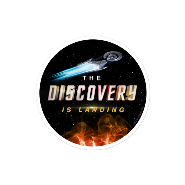 Star Trek: Discovery The Discovery Is Landing Die Cut Sticker