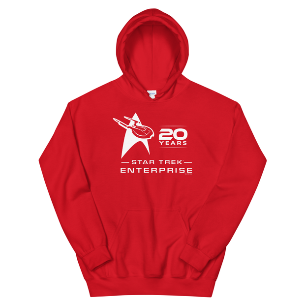 Star Trek Enterprise 20th Anniversary Hooded Sweatshirt Star Trek Shop UK