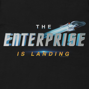 Star Trek: The Original Series The Enterprise is Landing Unisex Crew Neck T-Shirt