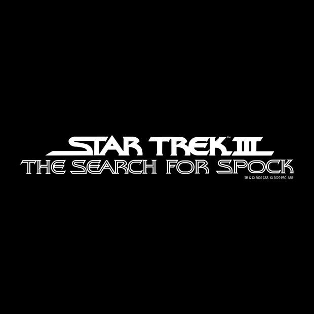 Star Trek III: The Search for Spock Logo Adult Short Sleeve T-Shirt
