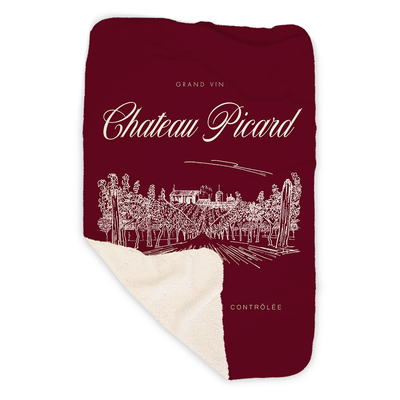 Star Trek: Picard Chateau Picard Vineyard Logo Fleece Blanket