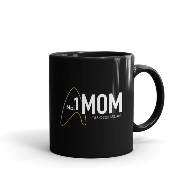 Star Trek: Picard No. 1 Mom Black Mug