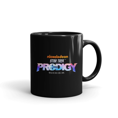 Star Trek: The Next Generation Kitty Cat Logo Black Mug