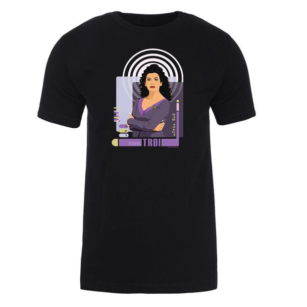 Star Trek: The Next Generation Deanna Troi Adult Short Sleeve T-Shirt