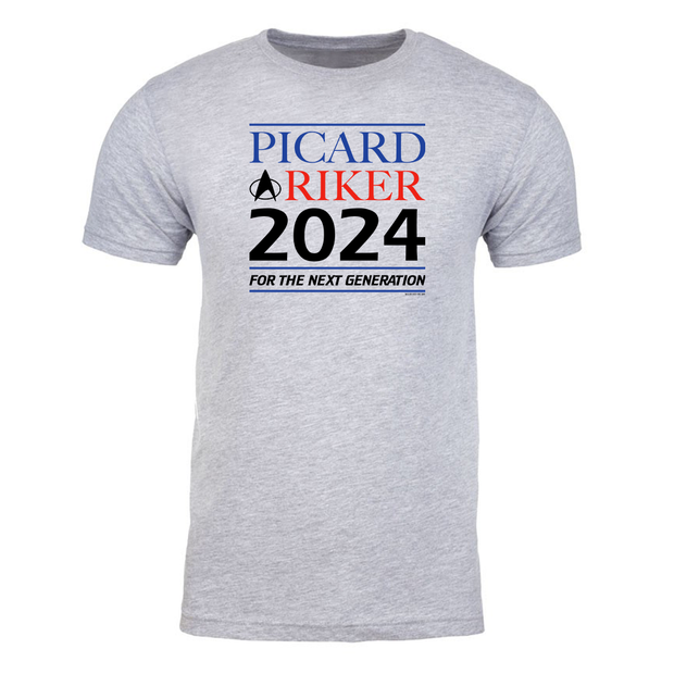 Star Trek: The Next Generation Picard & Riker 2024 Adult Short Sleeve T-Shirt