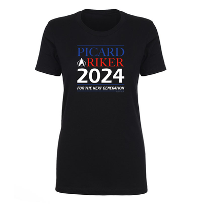 Star Trek: The Next Generation Picard & Riker 2024 Women's Short Sleeve T-Shirt