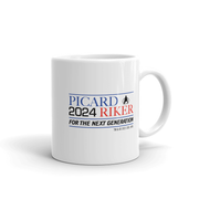 Star Trek: The Next Generation Picard & Riker 2024 White Mug