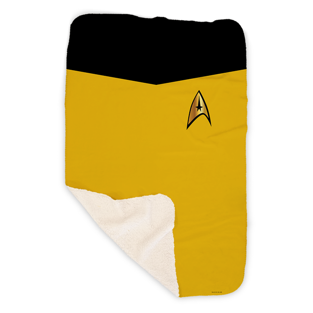 Star Trek: The Original Series Command Uniform Fleece Blanket