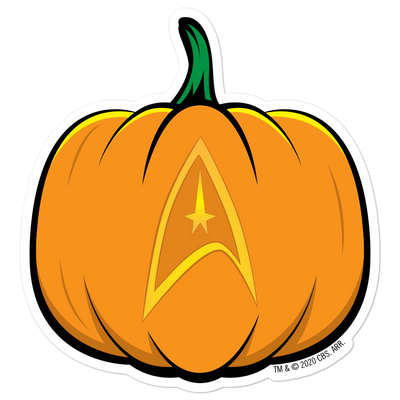 Star Trek: The Original Series Delta Pumpkin Die Cut Sticker