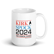 Star Trek: The Original Series Kirk & Spock 2024 White Mug