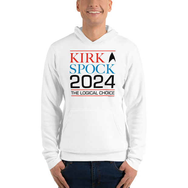 Star Trek: The Original Series Kirk & Spock 2024 Adult Fleece Hooded Sweatshirt