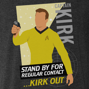 Star Trek: The Original Series Kirk Adult Short Sleeve T-Shirt