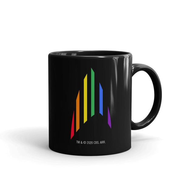 Star Trek: The Original Series Pride Rainbow Delta Black Mug