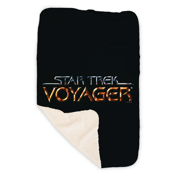 Star Trek: Voyager Logo Fleece Blanket