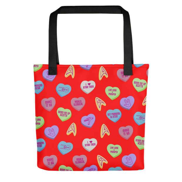 Star Trek Valentine's Day Hearts Premium Tote Bag