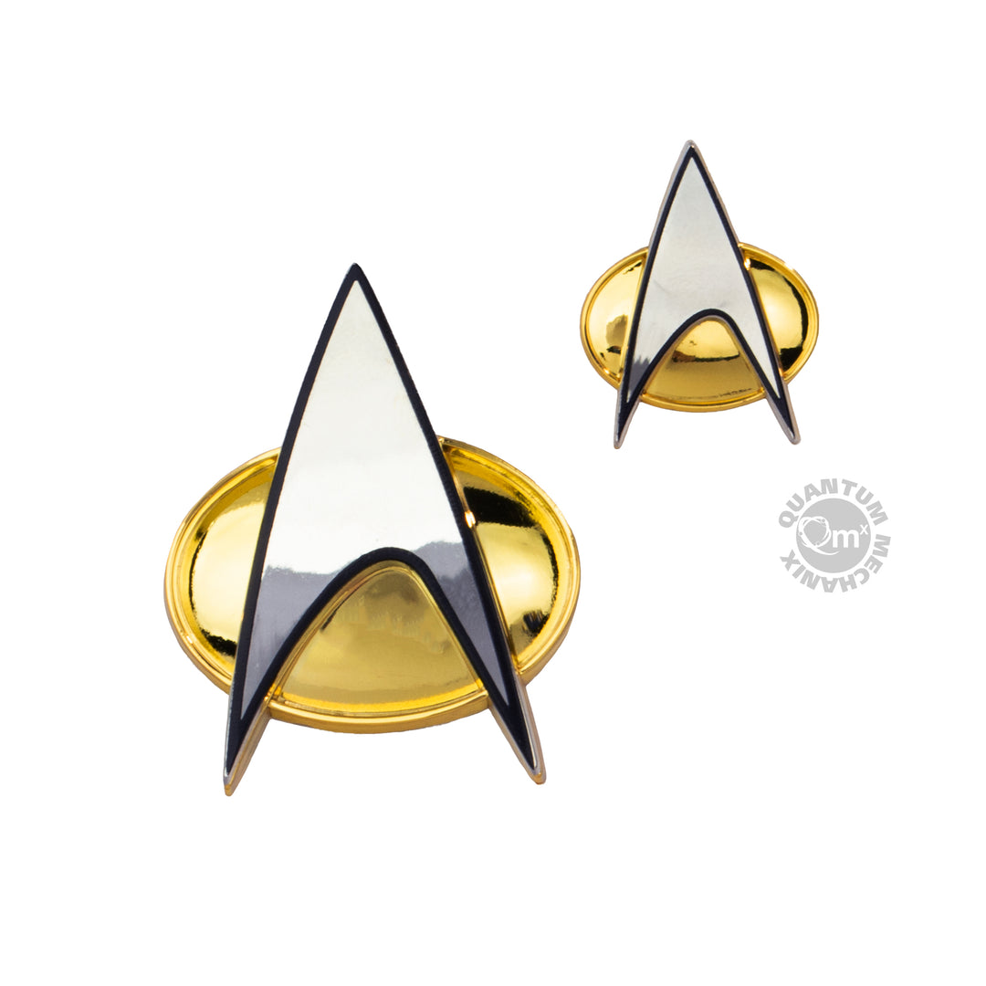 Brooch Plated Starfleet Communicator Command Brooch Badge Lapel Pin Starfleet In - Foto 11