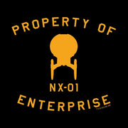 Star Trek: Enterprise Property of Enterprise Adult Short Sleeve T-Shirt