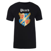 Star Trek: Picard Coat of Arms Picard Family Forever Adult Short Sleeve T-Shirt